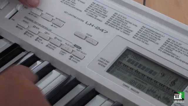 Hướng dẫn các chức năng của đàn Casio LK-247 (phần 1)