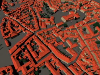 Toulouse: DART Simulated Airborne Radiometer Images