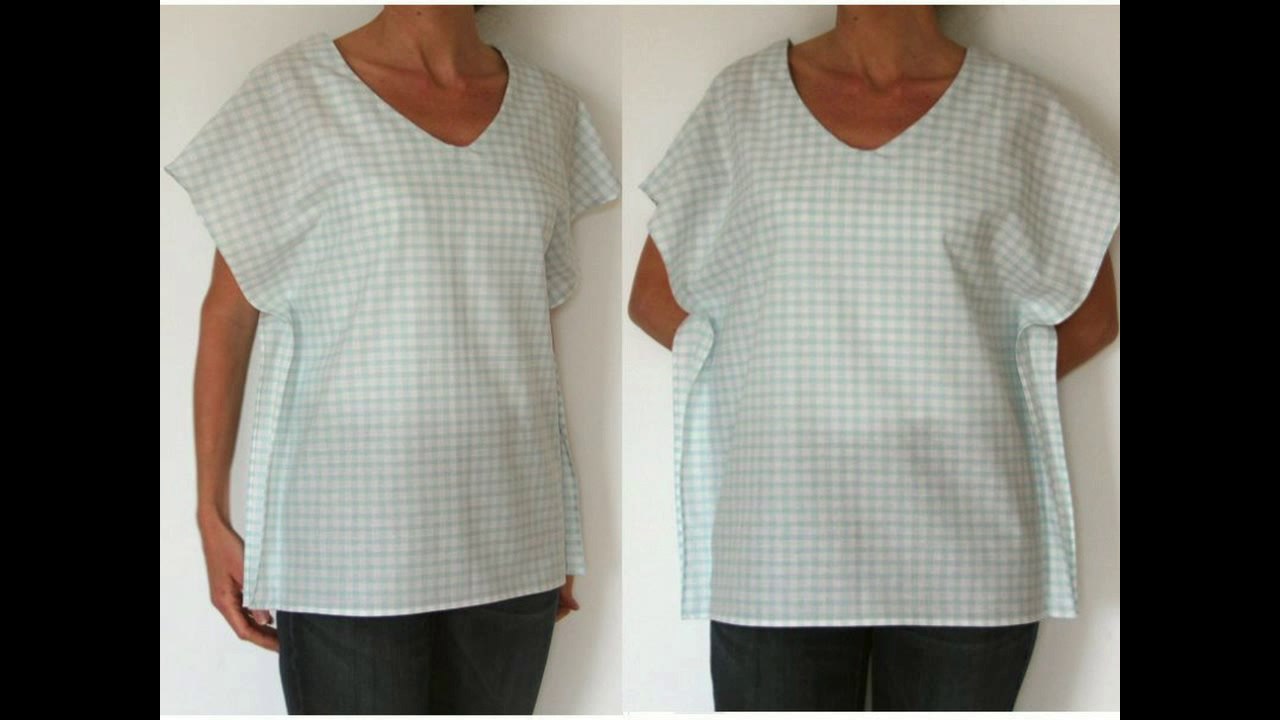 cours de couture - Apprendre à coudre une tunique en voile de coton - Tuto de couture