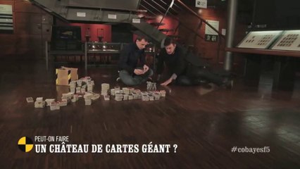 Fais un château de cartes