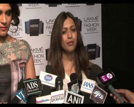 Richa Chadda speaks at Lakme Fashion Week