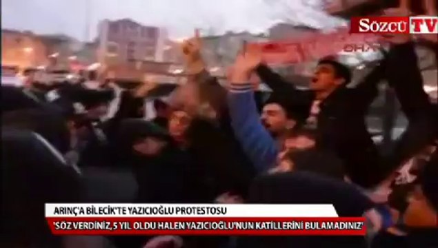 Arınç'a Muhsin Yazıcıoğlu protestosu