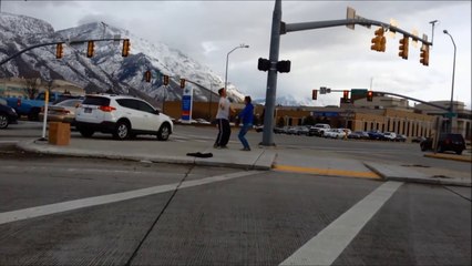 Brother Dances On Street Corner After Losing Bet
