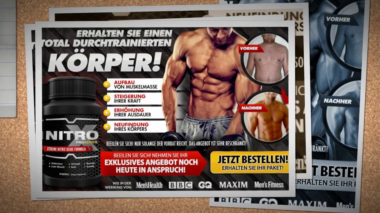 Nitro x pro german – efficient muscle building formula!