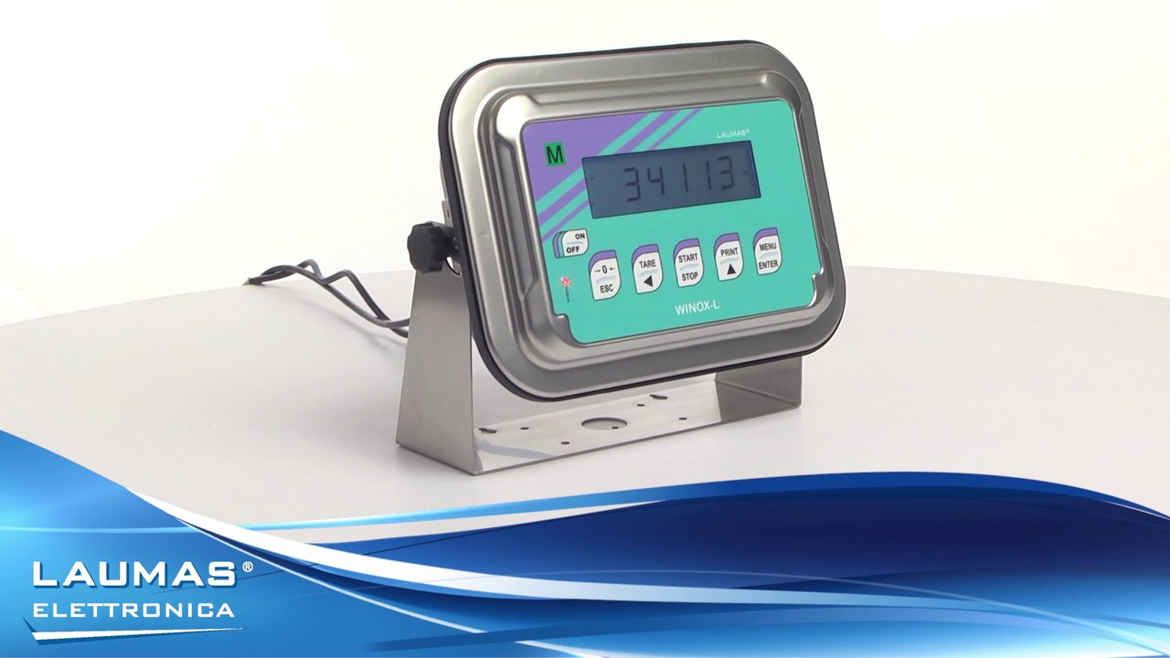 WINOXL - Indicatori di peso display LCD acciaio inox IP68 ( IP69K) - LAUMAS