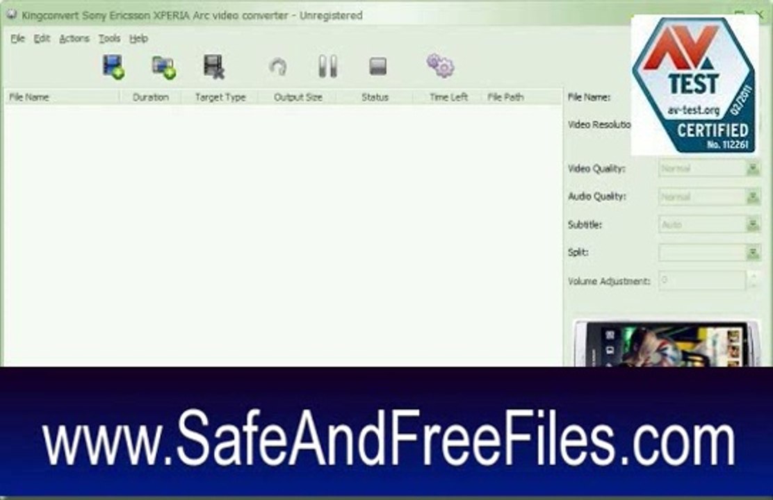Get KingConvert Sony Ericsson XPERIA X10 mini pro Video Converter 5.3 Serial Key Free