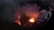 Great Volcano Eruption Footage Filmed With A Drone!