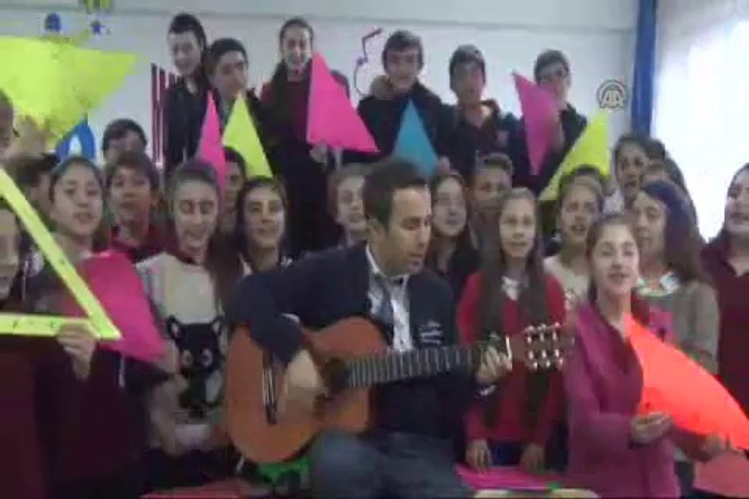 Matematiği müzik eşliğinde öğreniyorlar