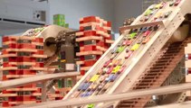 La sculpture Metropolis II de Chris Burden au LACMA de Los Angeles