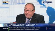 L'Édito éco d'Emmanuel Lechypre: L'emploi et les salaires en hausse fin 2013: 