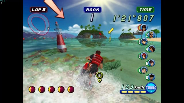 Wave Race Blue Storm HD on Dolphin Emulator