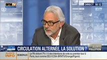 BFM Story: Pollution de l'air aux particules fines: la circulation alternée des voitures est-elle la solution ? - 13/03