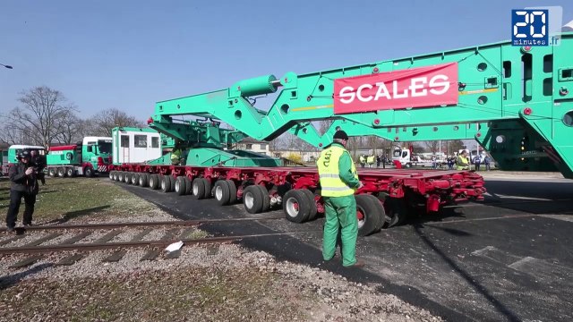 Convoi de 390 tonnes en Alsace