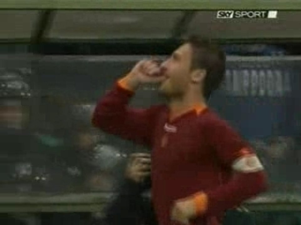 But de Totti contre la sampdoria