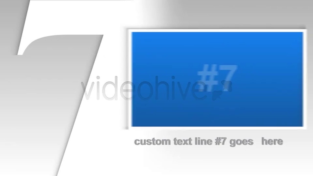 Corporate Numbers - After Effects Template