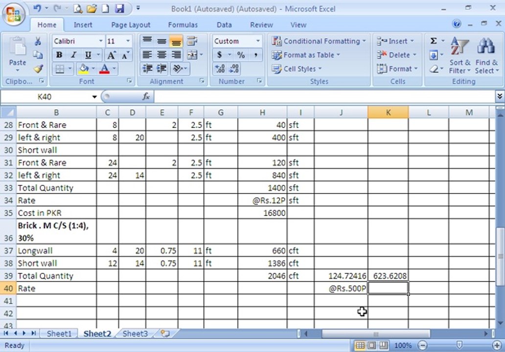 BOQ 7 in ms excel 2007 ohd