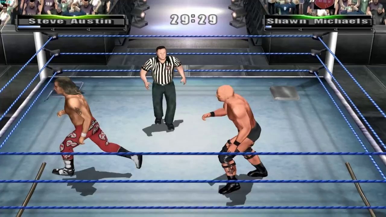 WrestleMania XIX HD on Dolphin Emulator (Widescreen Hack)