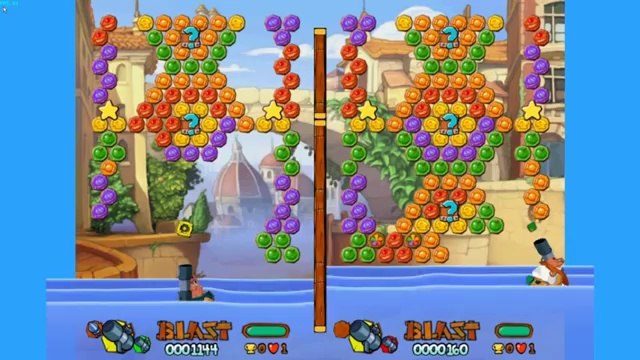 Worms Blast HD on Dolphin Emulator (Widescreen Hack)