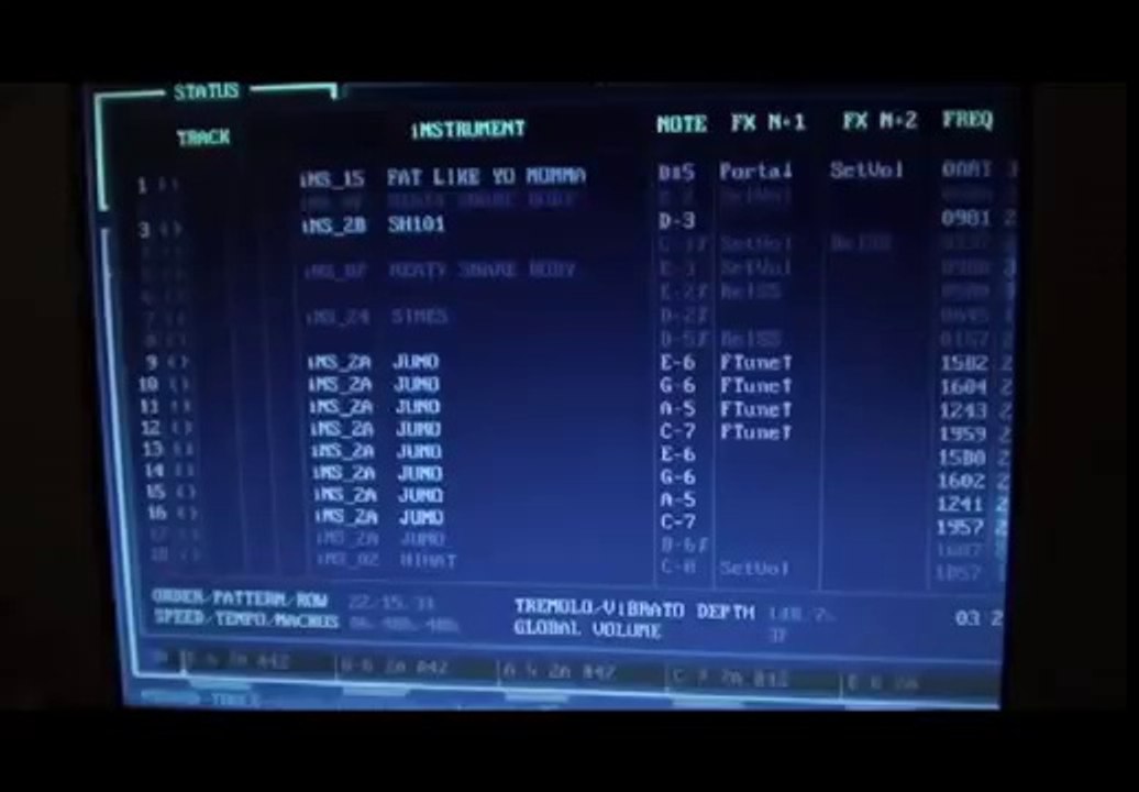 AQUARIUS from the YMF262 EP by Diode Milliampere, Live in Adlib Tracker II