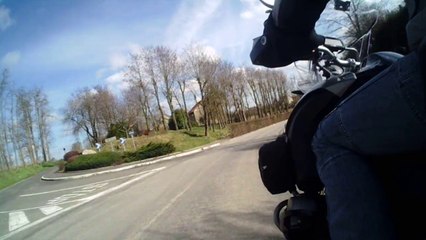 Caméra Motioncam Mini HD/Cellular Line sur BMW 1200 GS Adventure