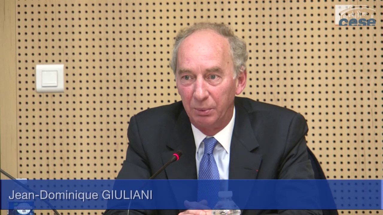 Audition de M. Jean-Dominique GIULIANI (Fondation Robert SCHUMAN) - cese