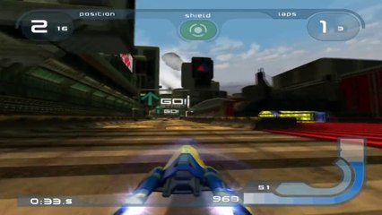 Wipeout Fusion HD on PCSX2 Emulator (Widescreen)