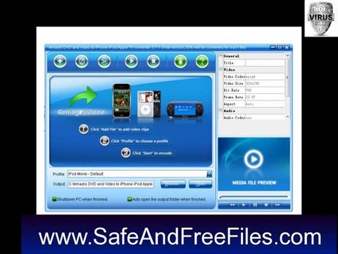 Get Amadis DVD and Video to iPhone iPod Apple TV Converter 3.8.9 Product Key Free