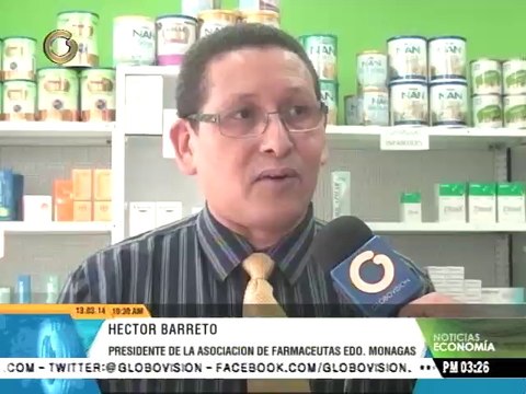 Asociación de Farmaceutas de Monagas: Fallas de medicamentos alcanza 45%