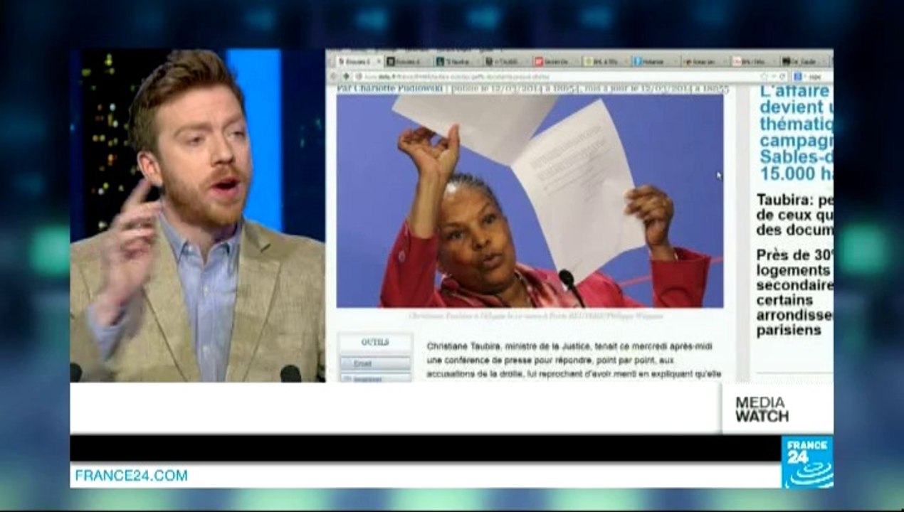 MediaWatch - Taubira's major communications error