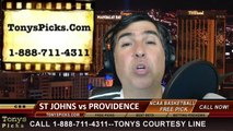 Providence Friars vs. St Johns Red Storm Pick Prediction NCAA College Basketball Odds Preview 3-13-2014