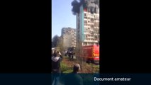 Incendie à Clichy-sous-Bois (amateur)
