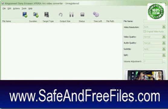 Get KingConvert Sony Ericsson XPERIA X10 mini pro Video Converter 5.3 Product Number Free