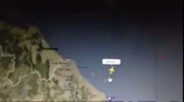 Video of missing plane MH370 Malaysia Airlines from rada