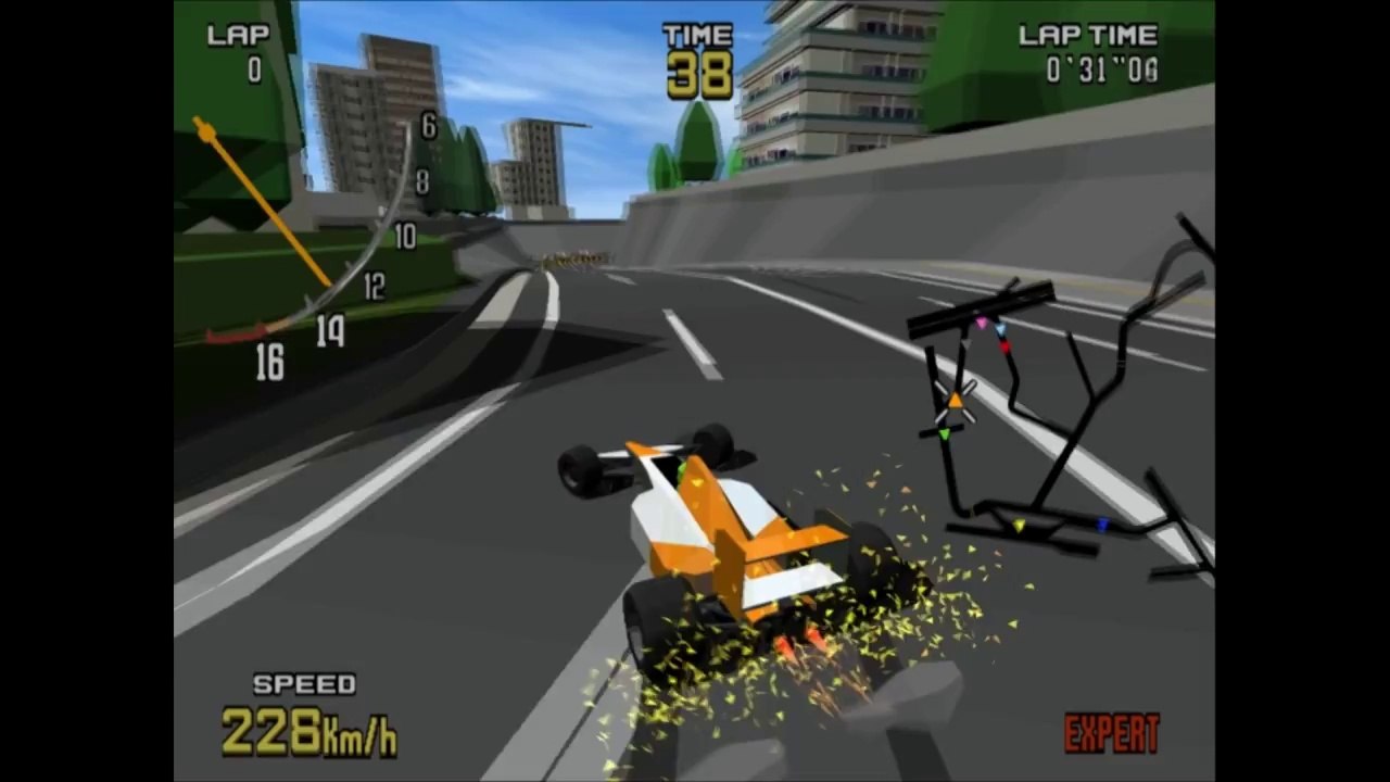 Virtua Racing -Flatout- HD on PCSX2 Emulator (Sega Ages 2500 vol 8) part2