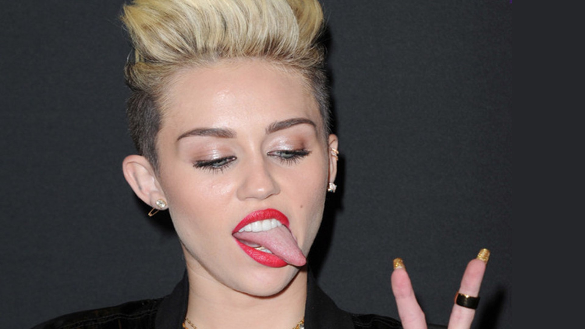 Miley Cyrus’ Tongue Gets Her In Trouble