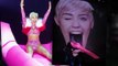 Worker Reportedly Suing Over Dangerous Miley Cyrus Tongue Slide