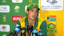 De Kock settling into role with Proteas