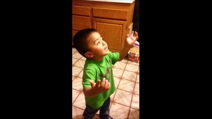 Three year old arguing with his mother
