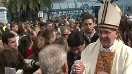 Argentines worship their pope