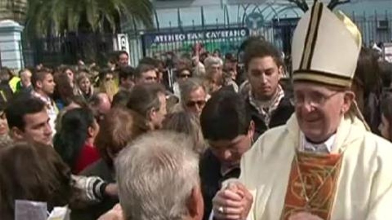 Argentines worship their pope