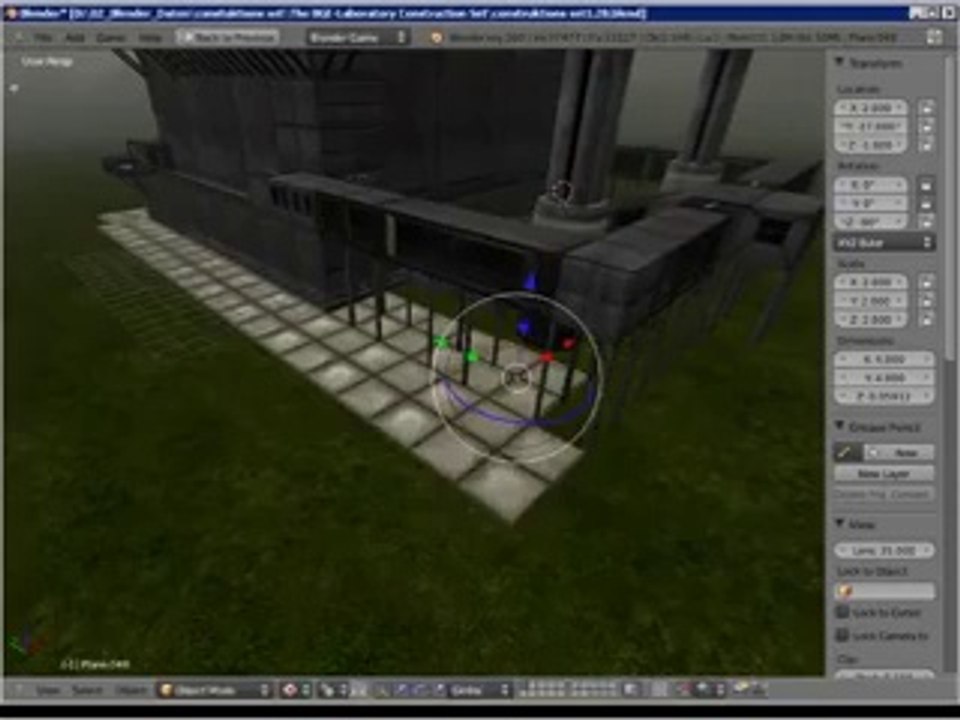 Testing the Construction Set 1.5 in Blender 2.6[240P]