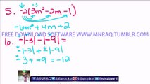 Algebra Tutorial 3  Opposite and Absolute Values By MNRAQ