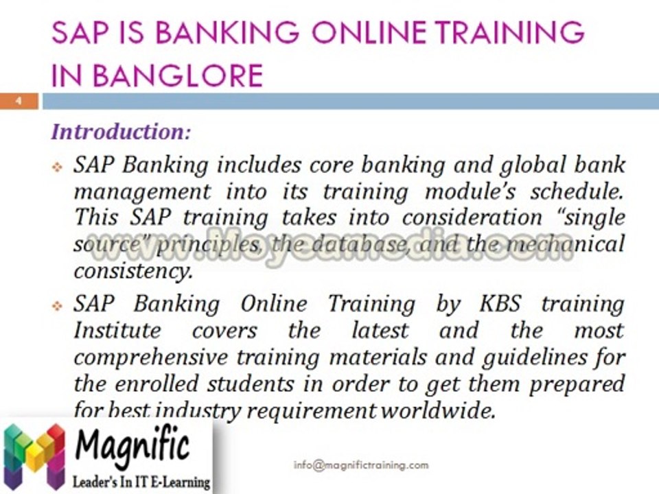 sap is banking online training in usa