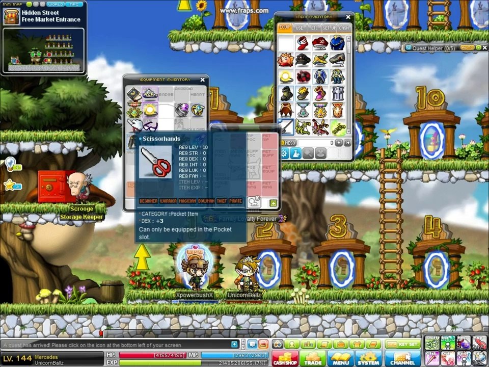 PlayerUp.com - Buy Sell Accounts - Selling 2 MapleStory accounts w_ characters 140+(1)