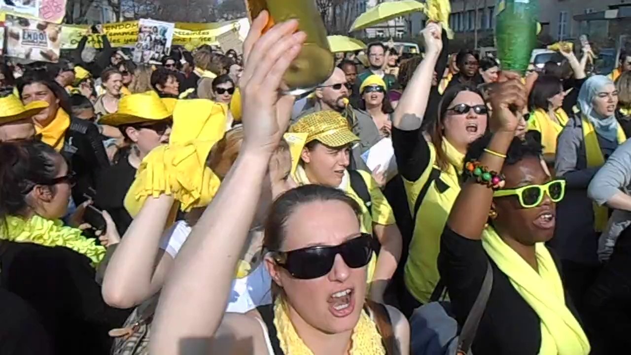 Million woman march for endometriosis - Paris - 13/3/2014 - discours de Marie-Anne