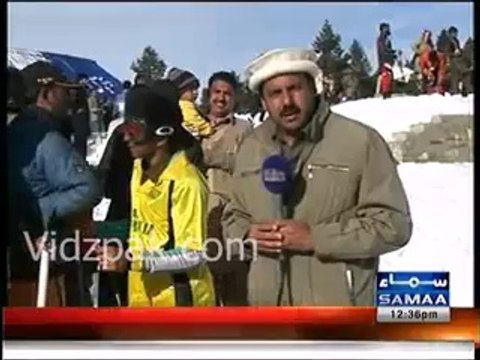 Mohammad Ali who is disable with one leg but expert in skiing