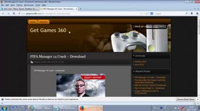 FIFA Manager 14 Crack keygen patch 100 Working Free Download Update March 2014 - YouTube