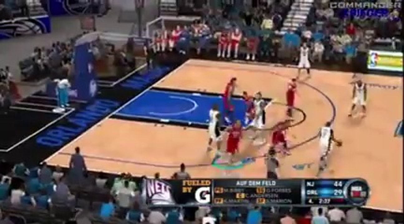 NBA 2K12 (25)  Eure Nets gegen die Magics  spannend  von Eurem CommanderKrieger[240P]