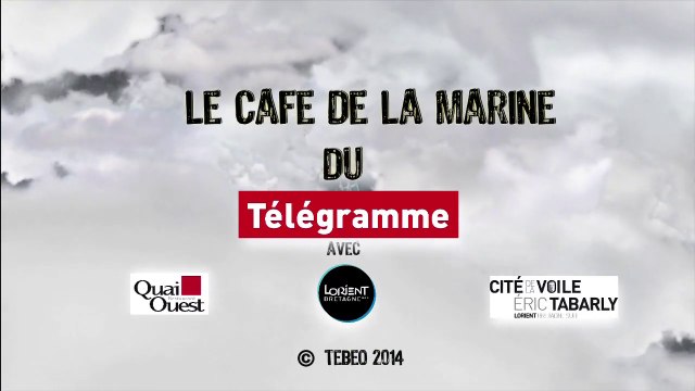Le Café de la Marine du Télégramme avec Roland Jourdain et Martin Le Pape