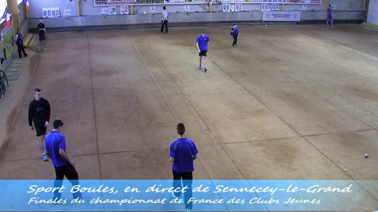 Premier tour, Finales du Championnat de France des Clubs Jeunes, Sport Boules, Sennecey-le-Grand 2014
